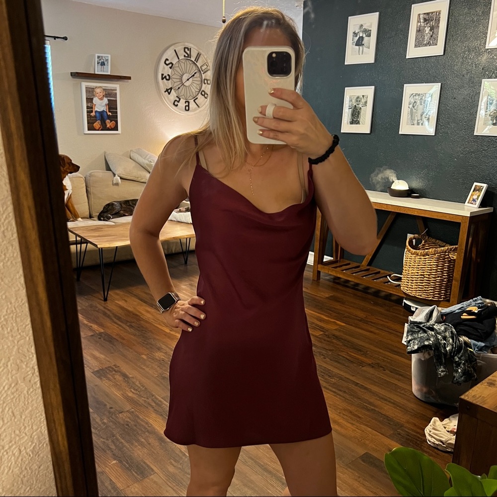 Forget 21 silk dress